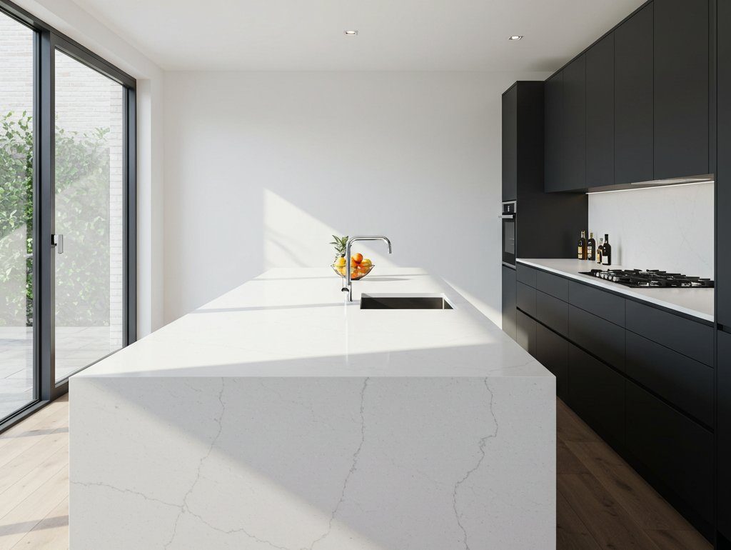 Stone kitchen worktops fitted by JPT